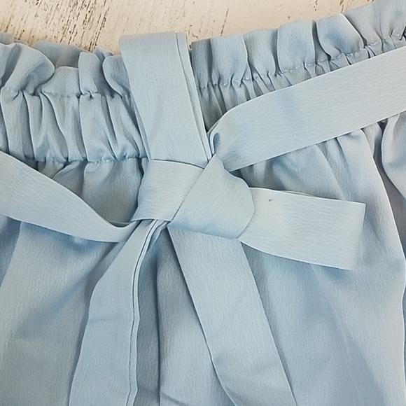 Zaful Tie High Waisted Shorts - Picture 3 of 7